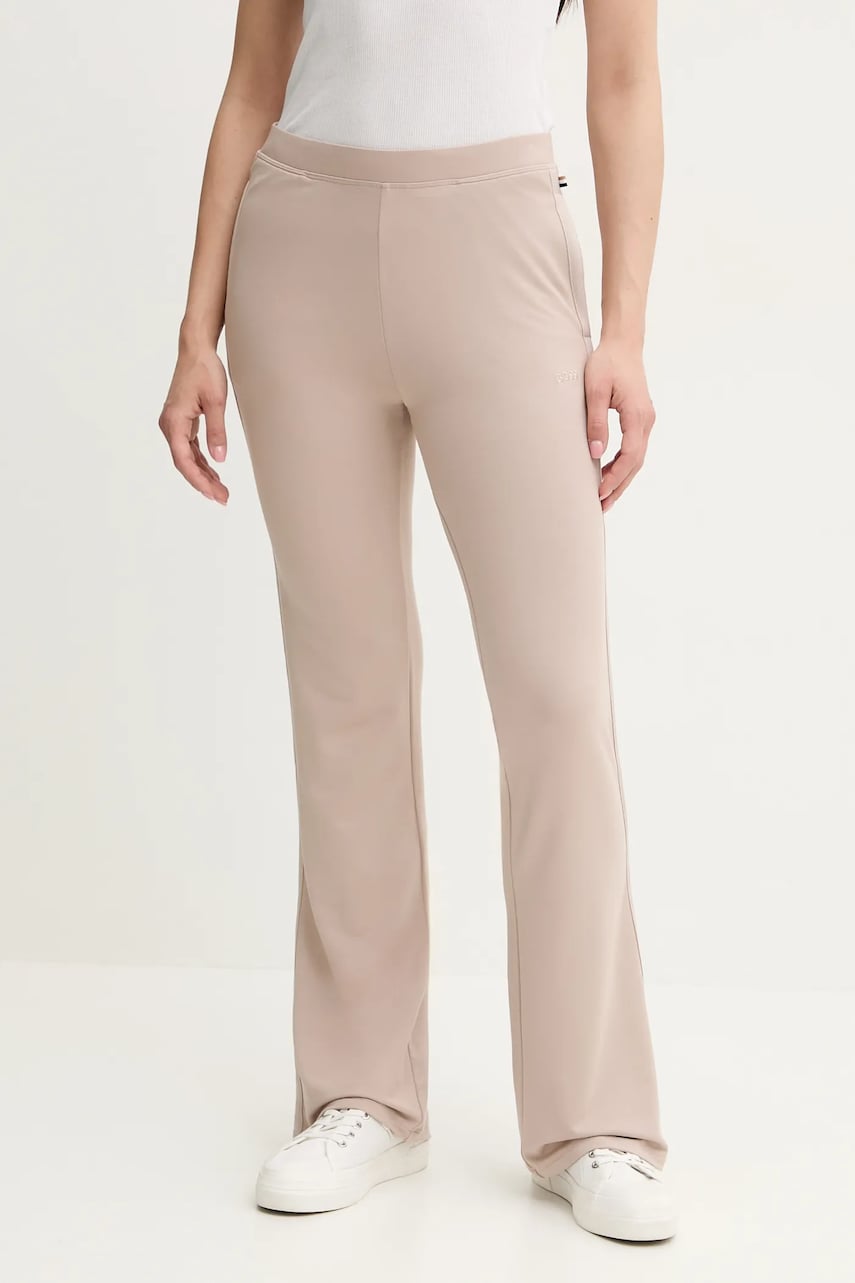 BOSS pantaloni de trening culoarea bej, uni, 50540057