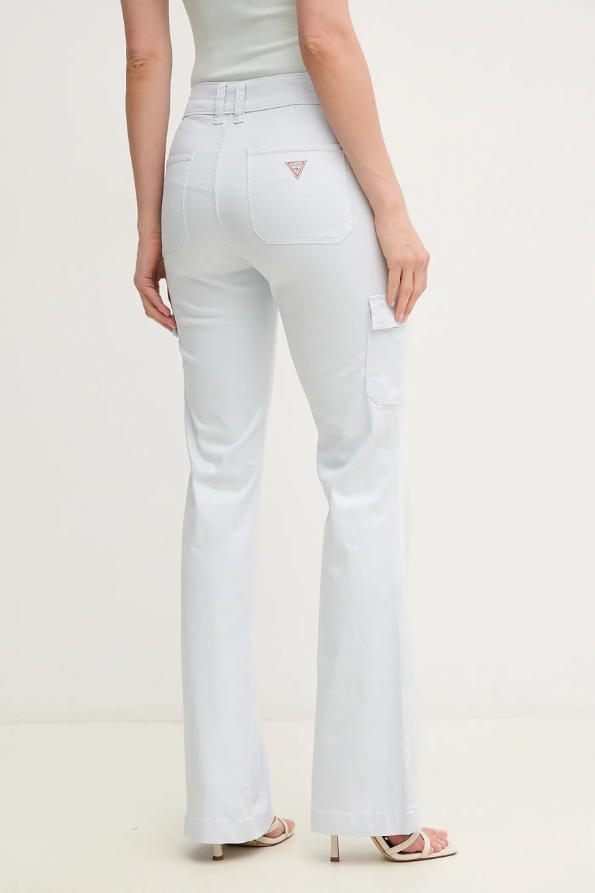 Παντελόνι Guess χρώμα: μπλε, W5GA1B W93CL φωτογραφία