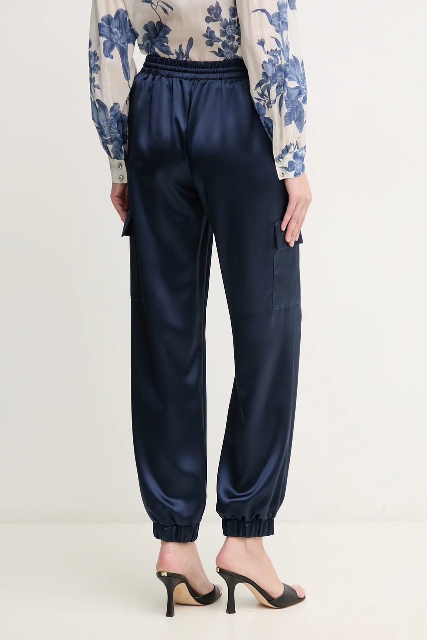 Παντελόνι Guess NEW MARZIA χρώμα: ναυτικό μπλε, W5GB08 WG7C0 φωτογραφία