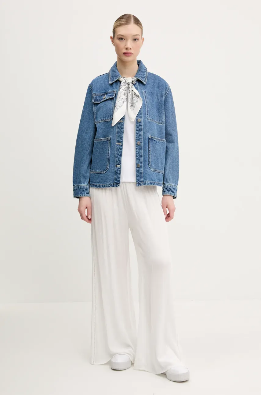 Брюки Superdry женские цвет бежевый широкие высокая посадка W7011181A-71D Брюки Superdry женские цвет бежевый широкие высокая посадка W7011181A-71D