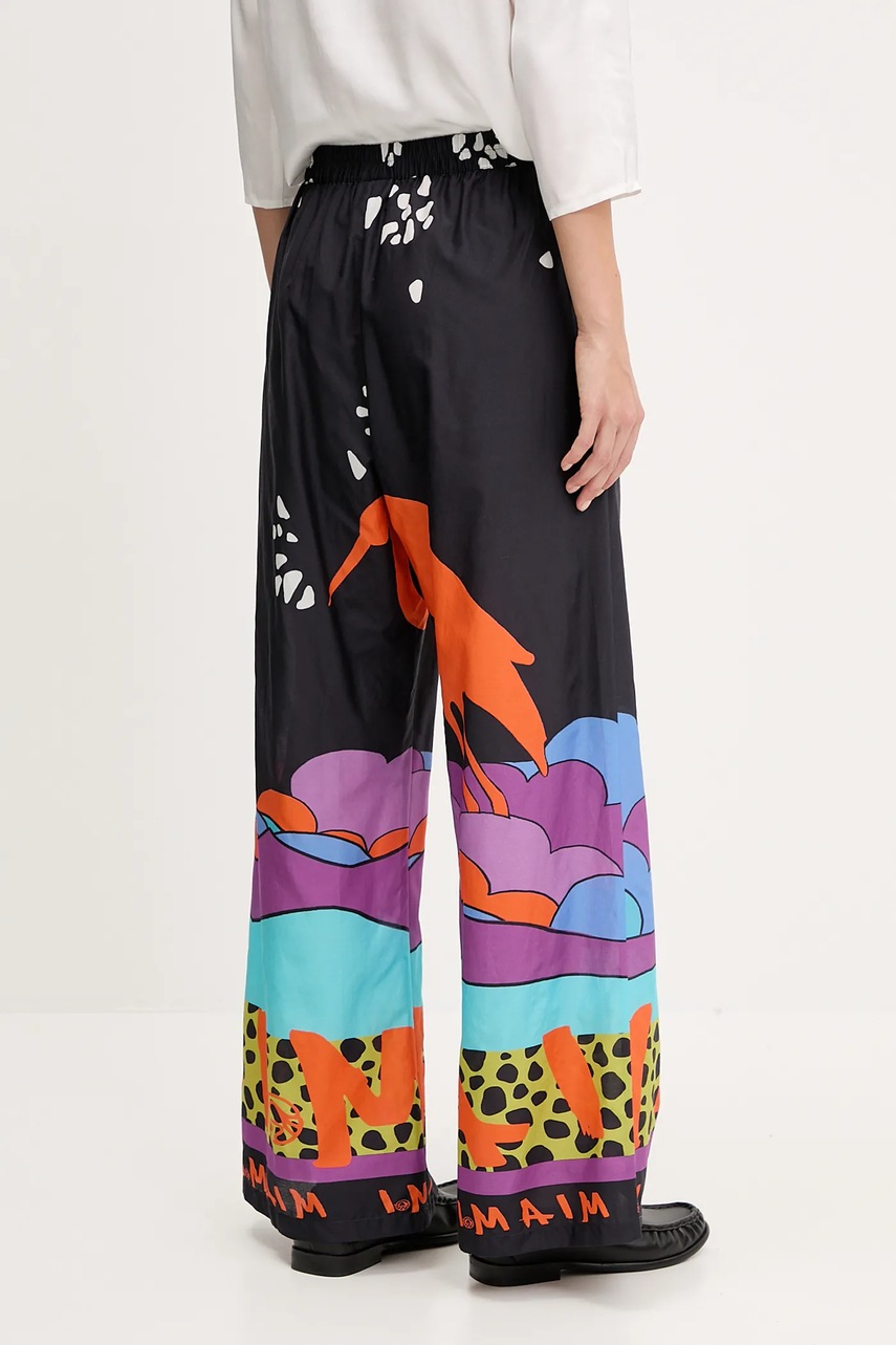 Παντελόνι από μετάξι Sportalm χρώμα: ναυτικό μπλε, 650174 φωτογραφία