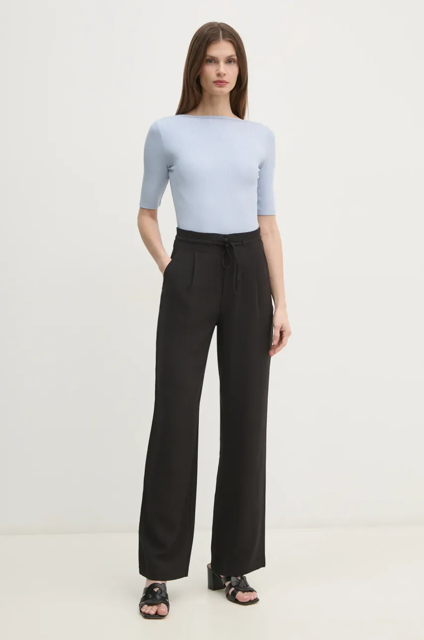 Брюки Calvin Klein Jeans женские цвет чёрный chinos высокая посадка J20J225339 Брюки Calvin Klein Jeans женские цвет чёрный chinos высокая посадка J20J225339