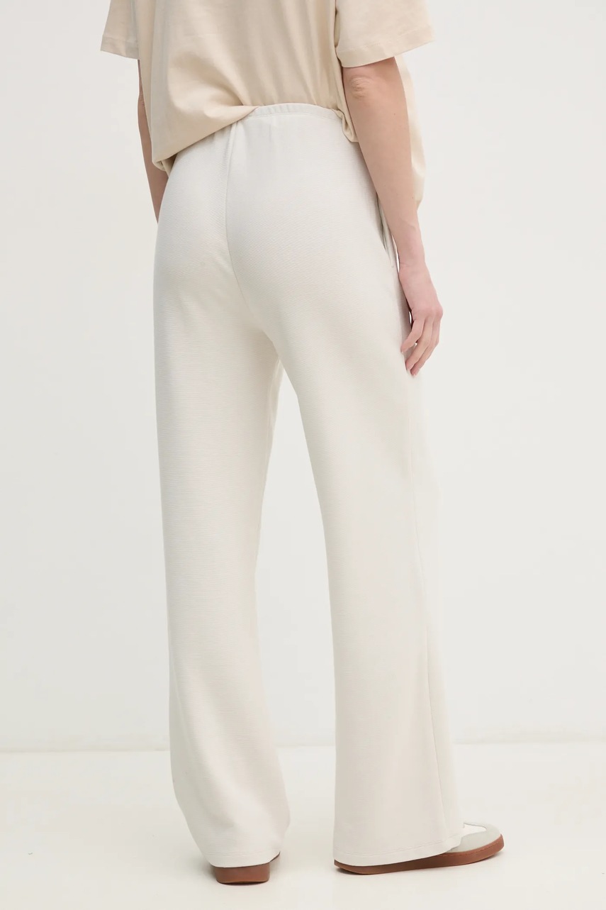 Calvin Klein Jeans nadrág bézs, női, sima, J20J225537 termék 2. képe