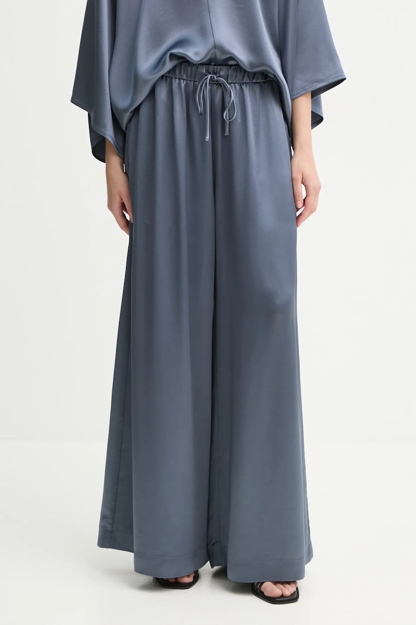 By Malene Birger pantaloni CLORELLA femei, lat, high waist, 103309