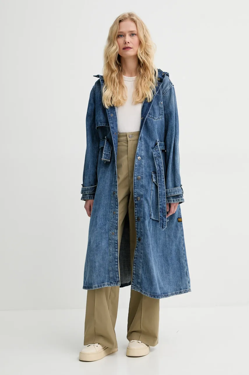 Брюки G-Star Raw женские цвет зелёный широкие высокая посадка D26036-D909 Брюки G-Star Raw женские цвет зелёный широкие высокая посадка D26036-D909