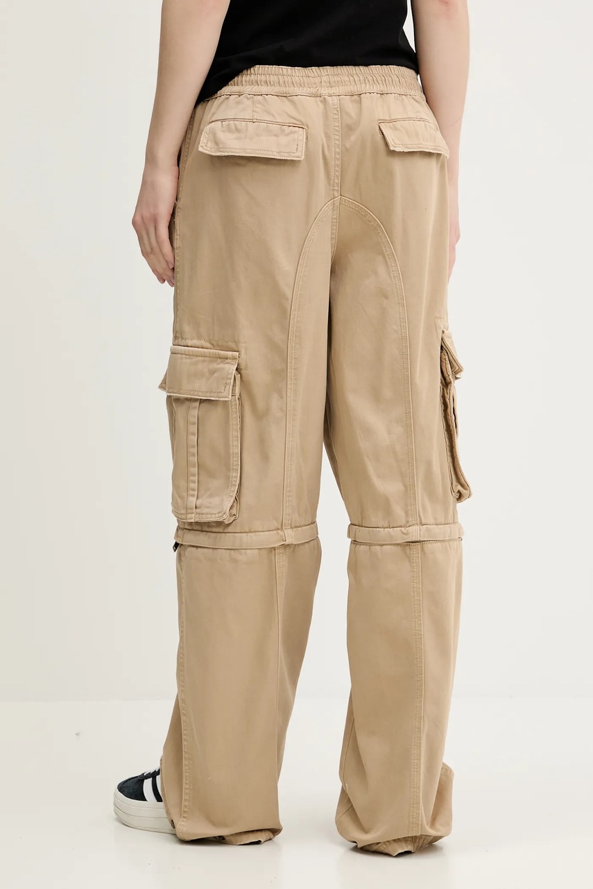 Βαμβακερό παντελόνι Guess Originals χρώμα: πράσινο, W5GA2I WGCVA φωτογραφία