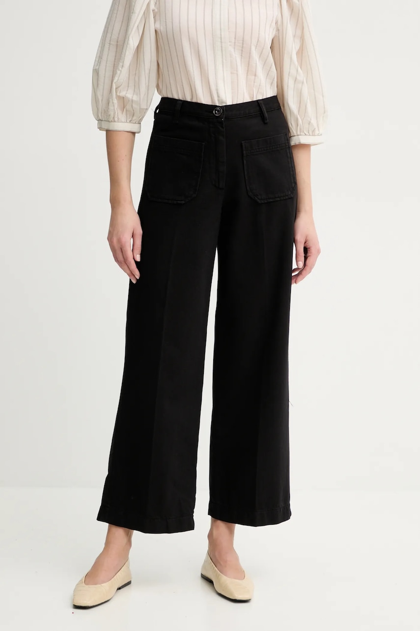 Sessun jeansi femei, culoarea negru, 23507001