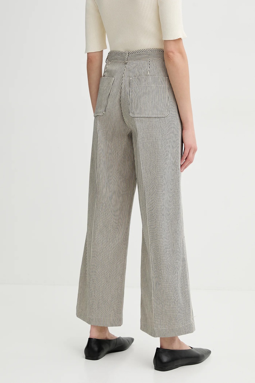 Βαμβακερό παντελόνι Sessun χρώμα: μαύρο, 25207025 φωτογραφία