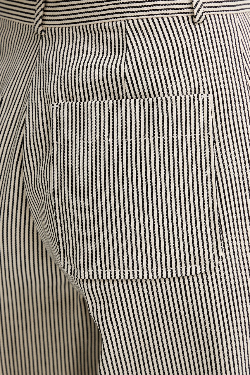 Βαμβακερό παντελόνι Sessun χρώμα: μαύρο, 25207025 φωτογραφία