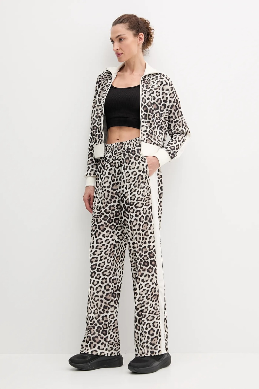 Спортивные штаны Puma цвет коричневый узор 632343