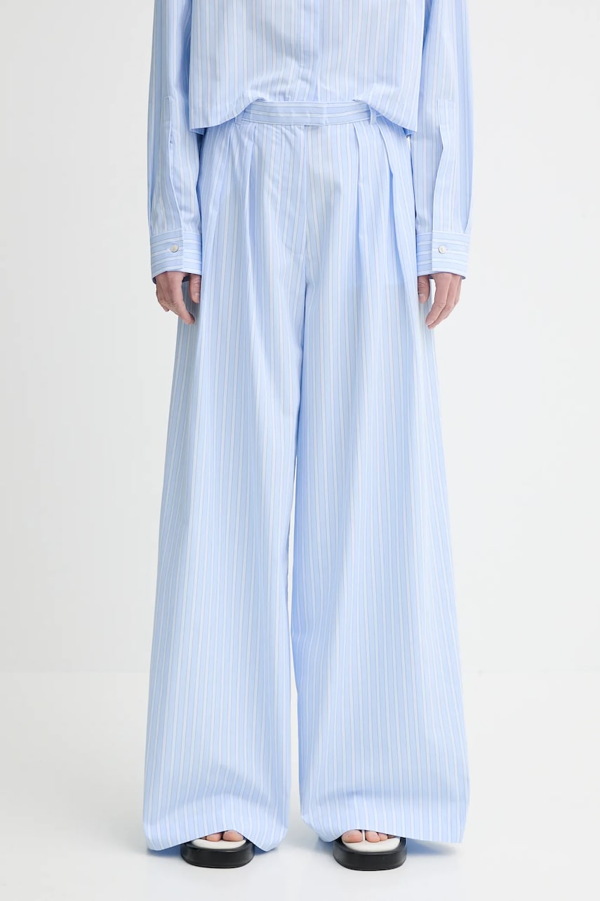 Won Hundred pantaloni de bumbac lat, high waist, 3490-14268