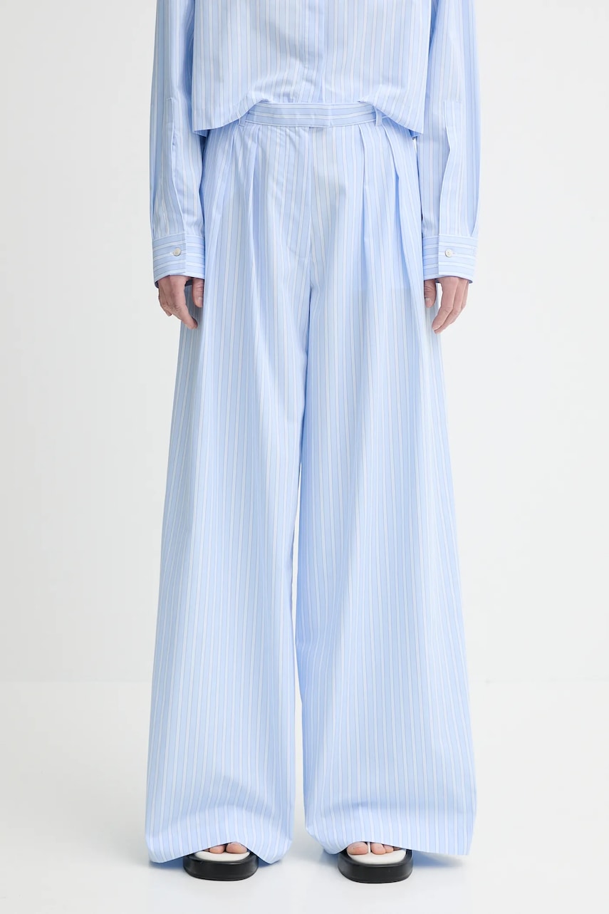 Won Hundred pantaloni de bumbac lat, high waist, 3490-14268