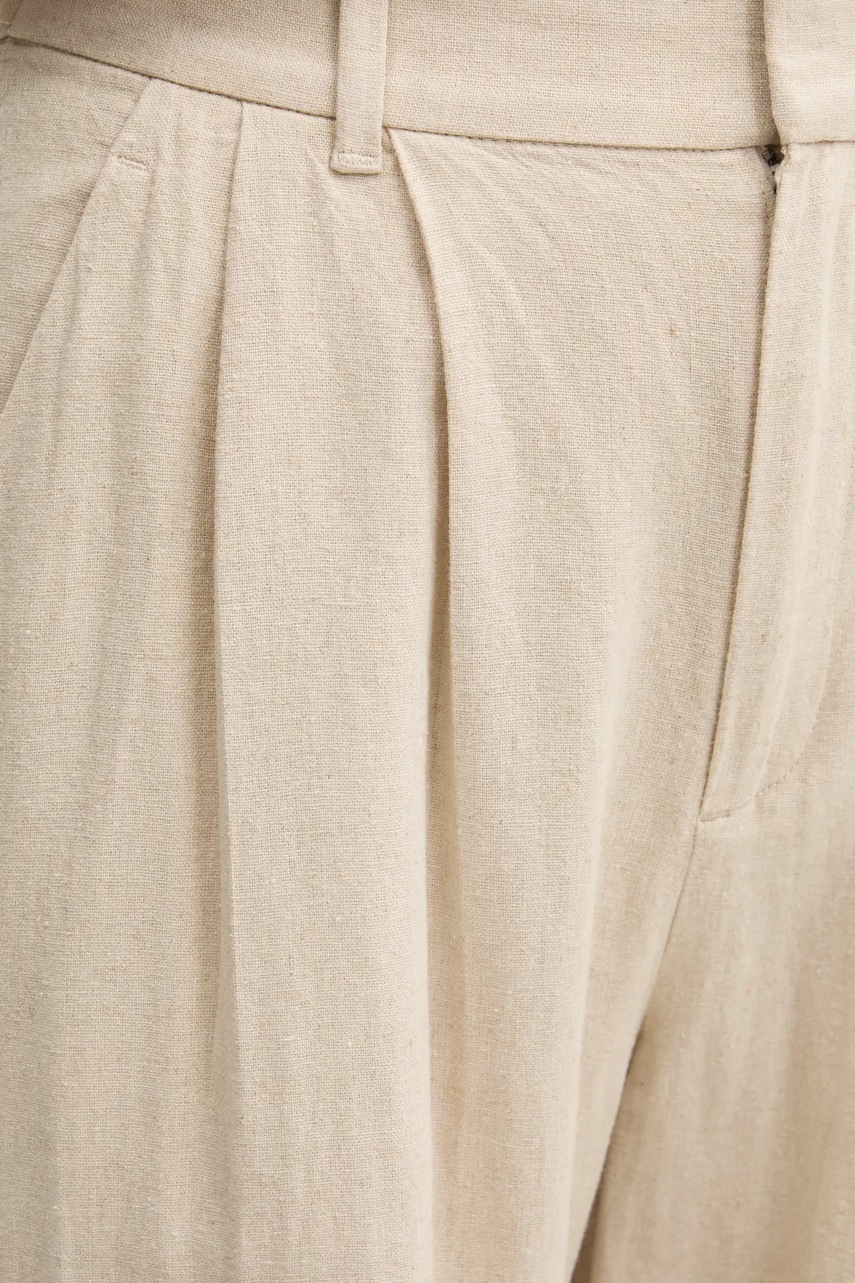 Lněné kalhoty Hollister Co. (obrázek 4)