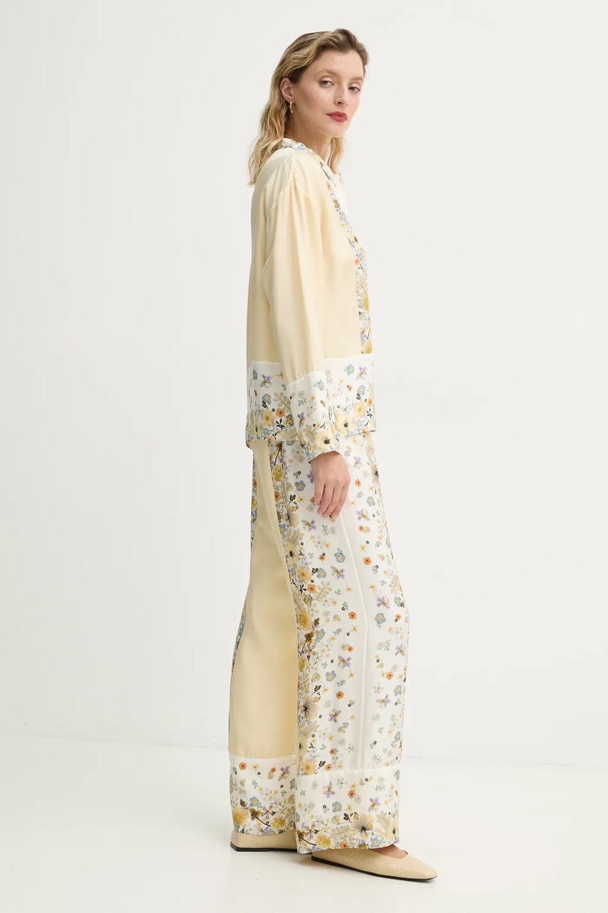 Hedvábné kalhoty MUNTHE FABERT (obrázek 4)