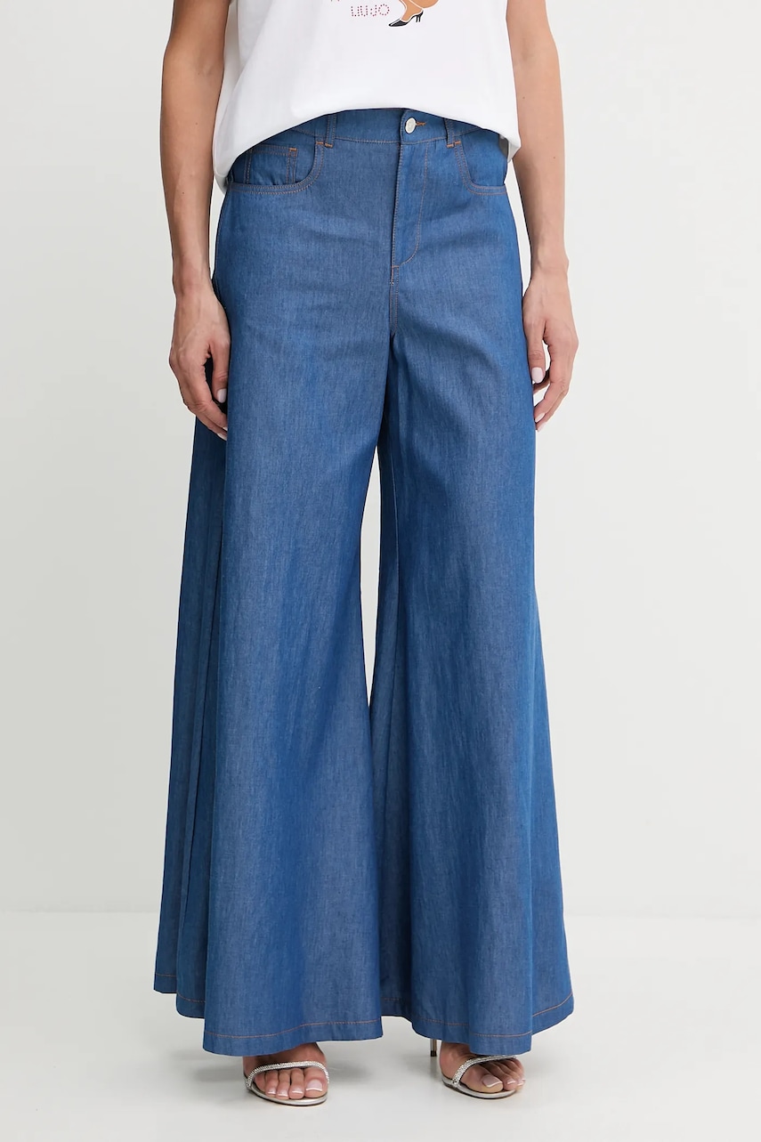 Γυναικεία Παντελόνια Τζιν Wide Leg Liu Jo