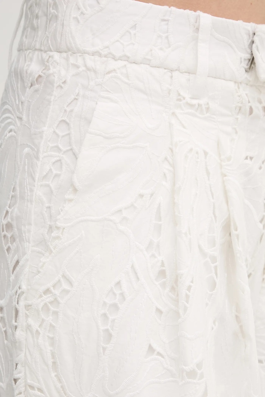 Παντελόνι ISABELLE BLANCHE χρώμα: άσπρο, IS25SS-P136-T020 φωτογραφία