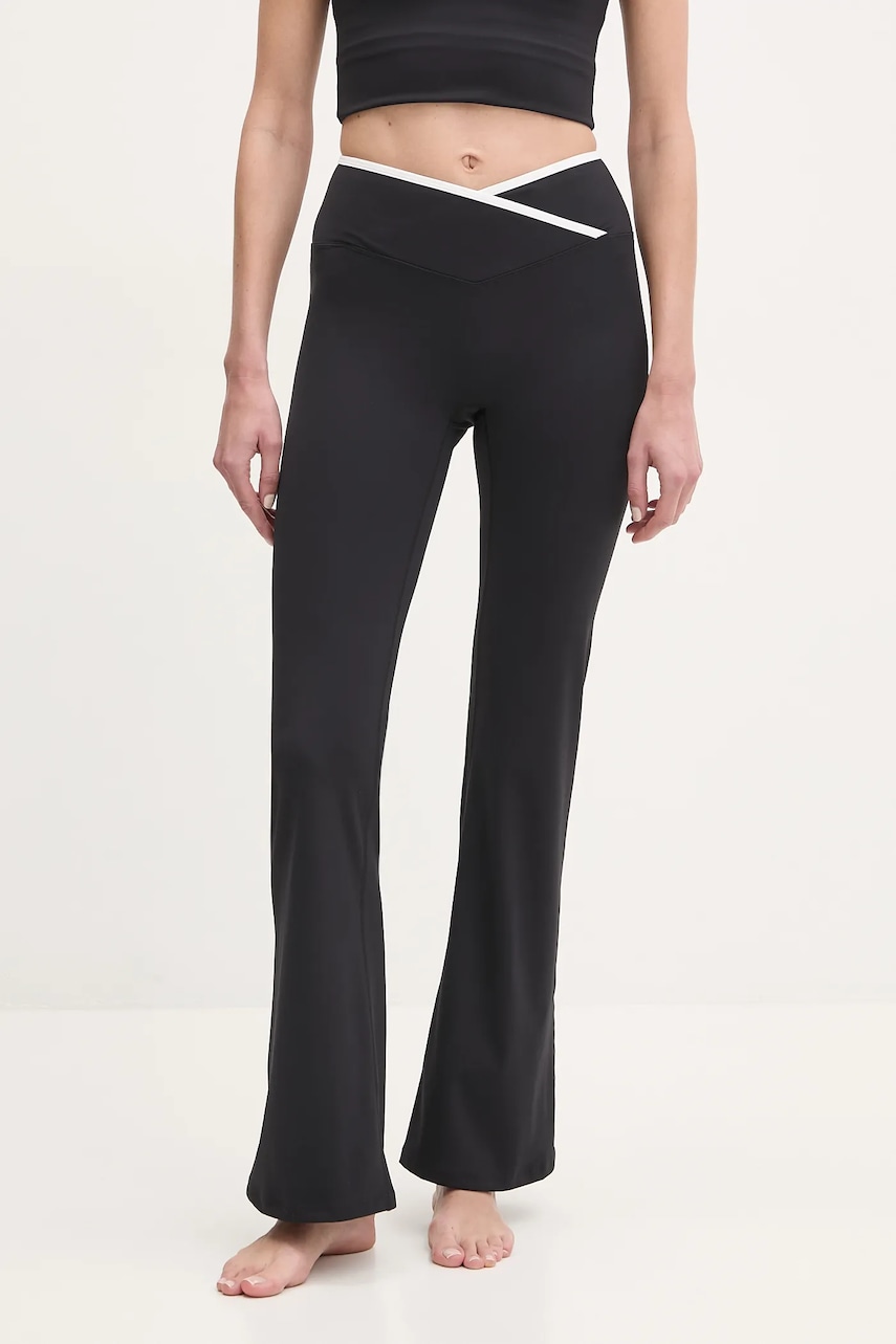 JOYINME pantaloni de yoga Dual Essence culoarea negru, cu imprimeu, Dual Essence