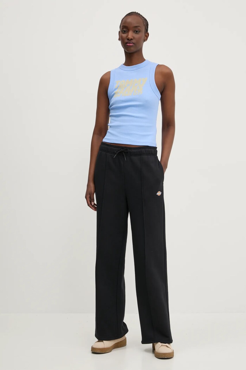 Спортивные штаны Dickies женские цвет чёрный однотонные DK0A4Z2VBLK1 Спортивные штаны Dickies женские цвет чёрный однотонные DK0A4Z2VBLK1