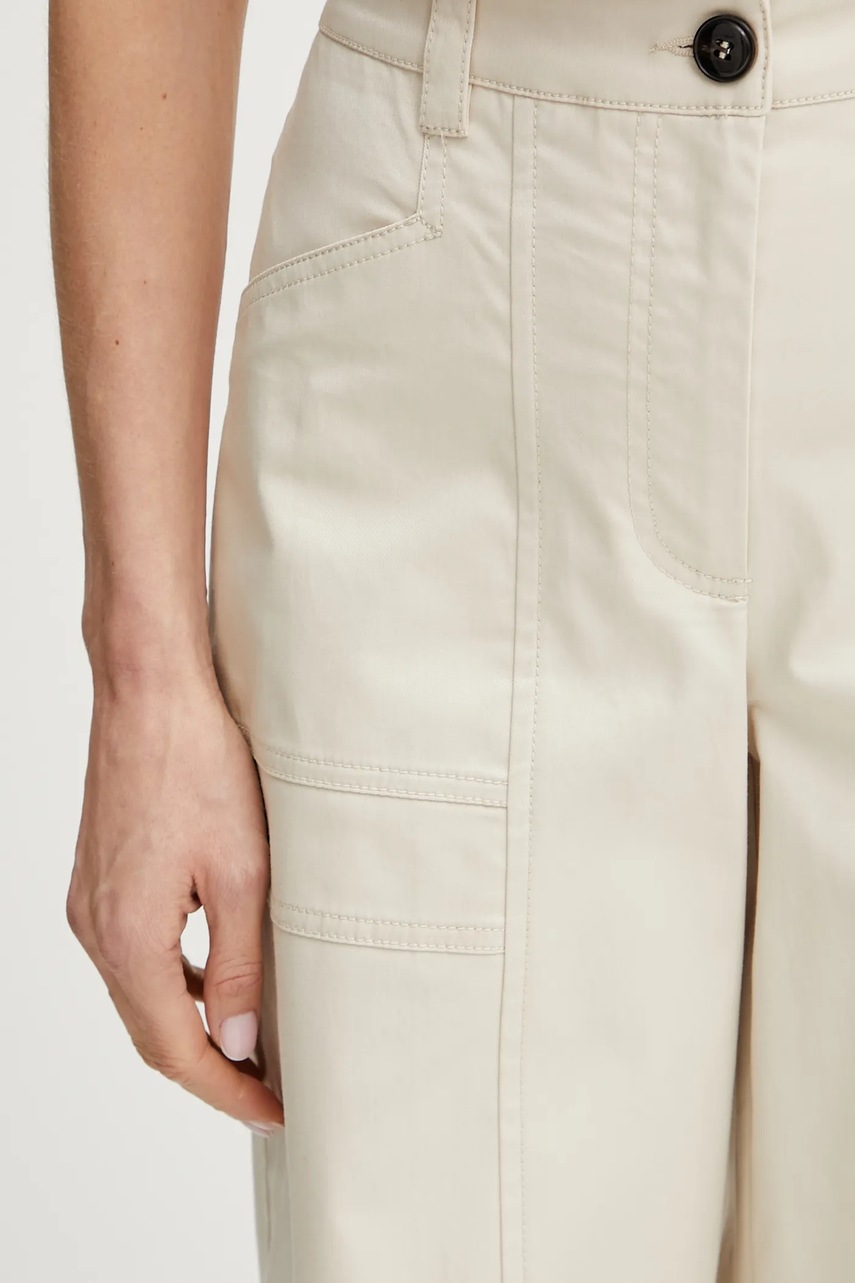 Παντελόνι MAX&Co. χρώμα: μπεζ, 2516131054200 φωτογραφία