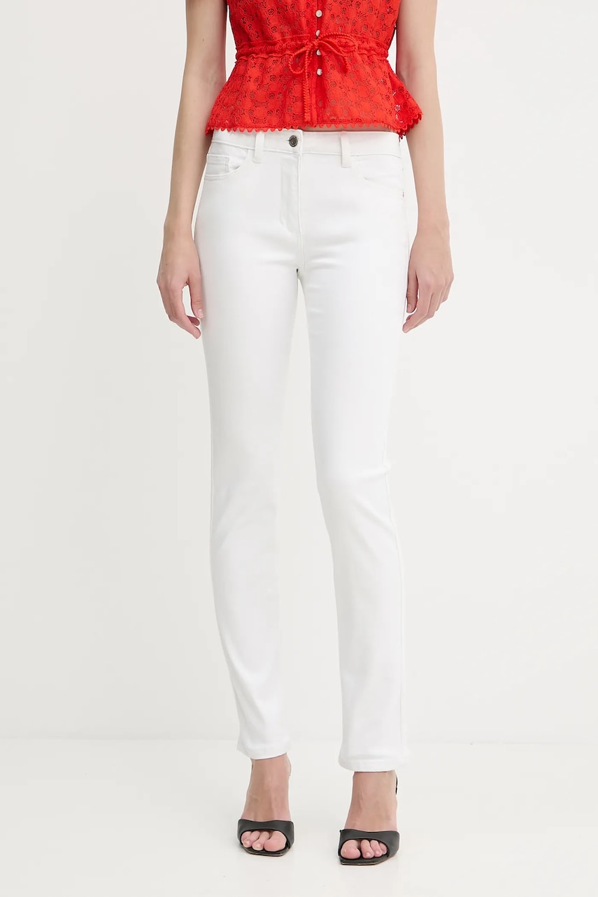 Morgan jeans PETROI1 culoarea alb, PETROI1