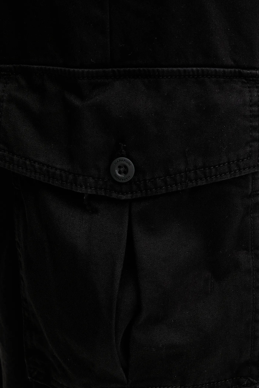 Βαμβακερό παντελόνι Napapijri M-Selva χρώμα: μαύρο, NP0A4IL49411 φωτογραφία