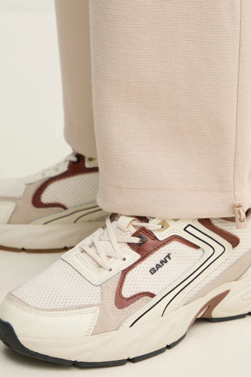 Παντελόνι Marc Aurel χρώμα: μπεζ, 1828-2001-93404 φωτογραφία