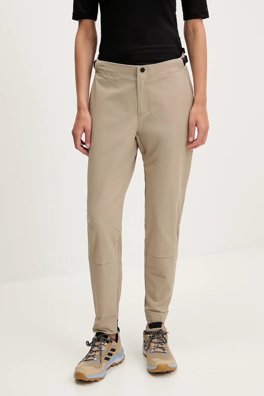 Peak Performance pantaloni Trail culoarea bej, G80186