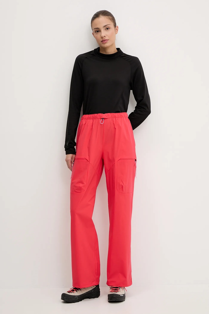 Брюки outdoor Peak Performance цвет красный G80119