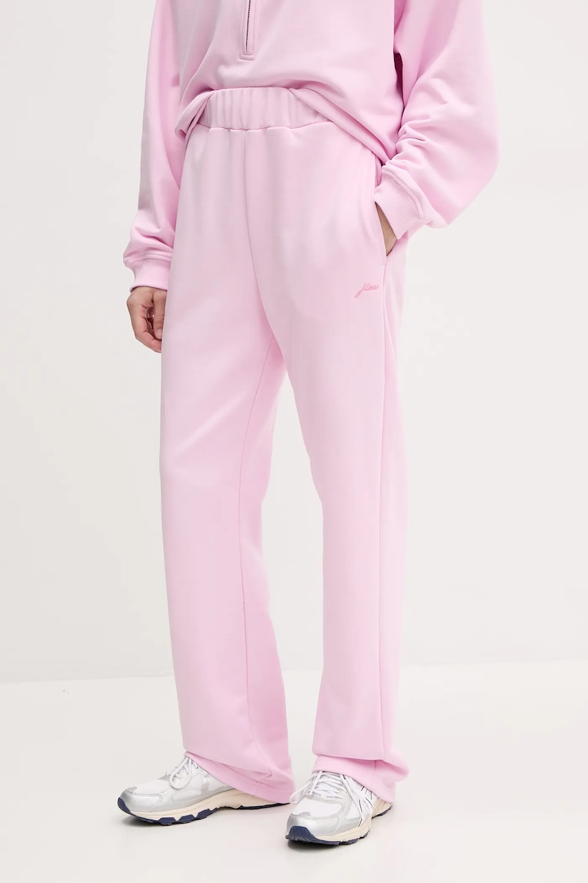 JOYINME pantaloni de trening Evolve femei, culoarea roz, uni, Evolve