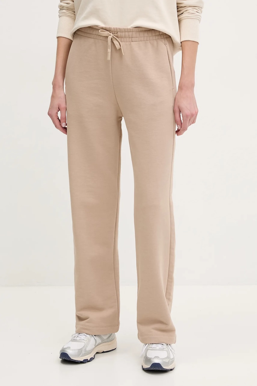 Rossignol pantaloni de trening Presset culoarea bej, neted, RLNWP21 Rossignol pantaloni de trening Presset culoarea bej, neted, RLNWP21