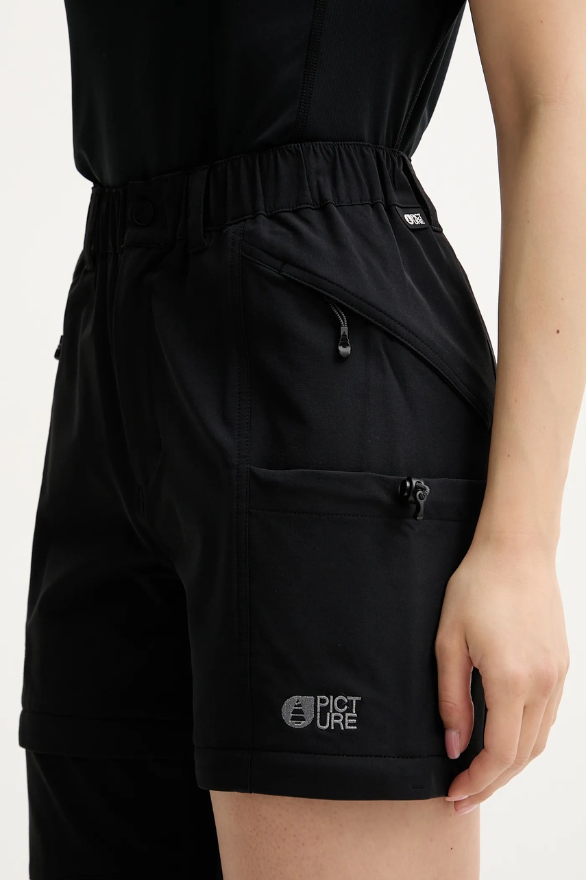 Παντελόνι εξωτερικού χώρου Picture Outif χρώμα: μαύρο, WPT0128 φωτογραφία