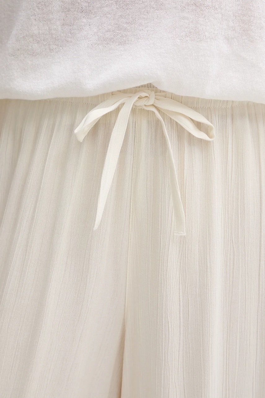 Παντελόνι United Colors of Benetton χρώμα: μπεζ, 4VW95F00C φωτογραφία