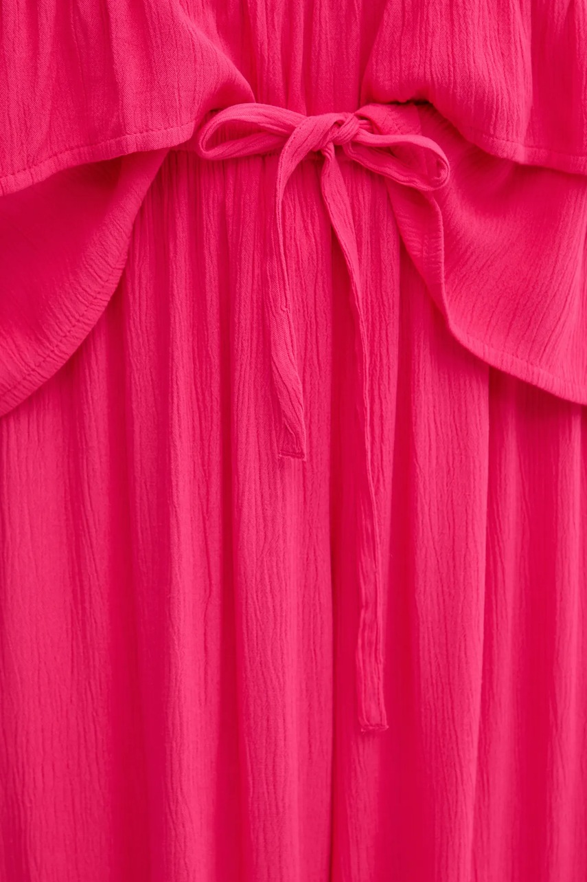 Παντελόνι United Colors of Benetton χρώμα: ροζ, 4VW95F00C φωτογραφία