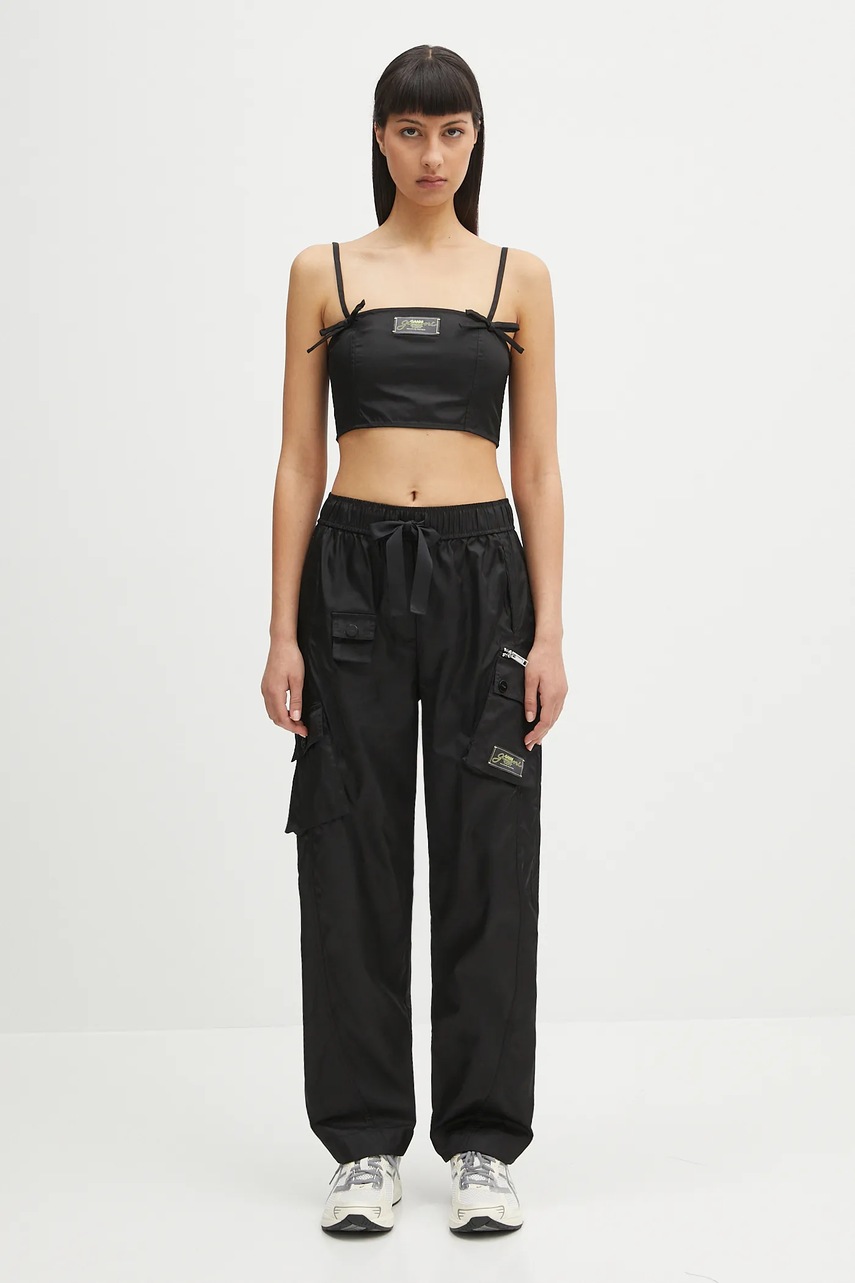 GANNI spodnie Duchesse Nylon Elasticated (zdjęcie 5)