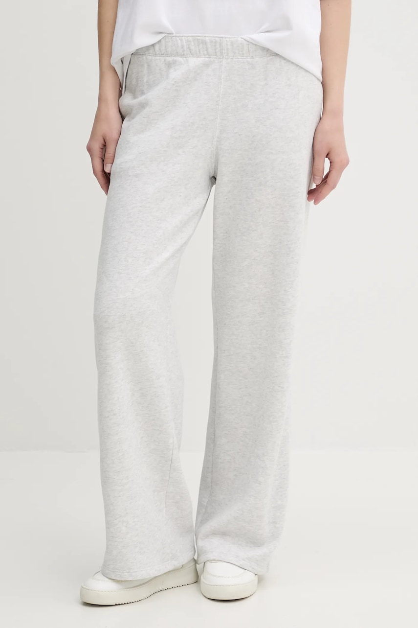 Hollister Co. pantaloni de trening culoarea gri, uni, KI347-5059