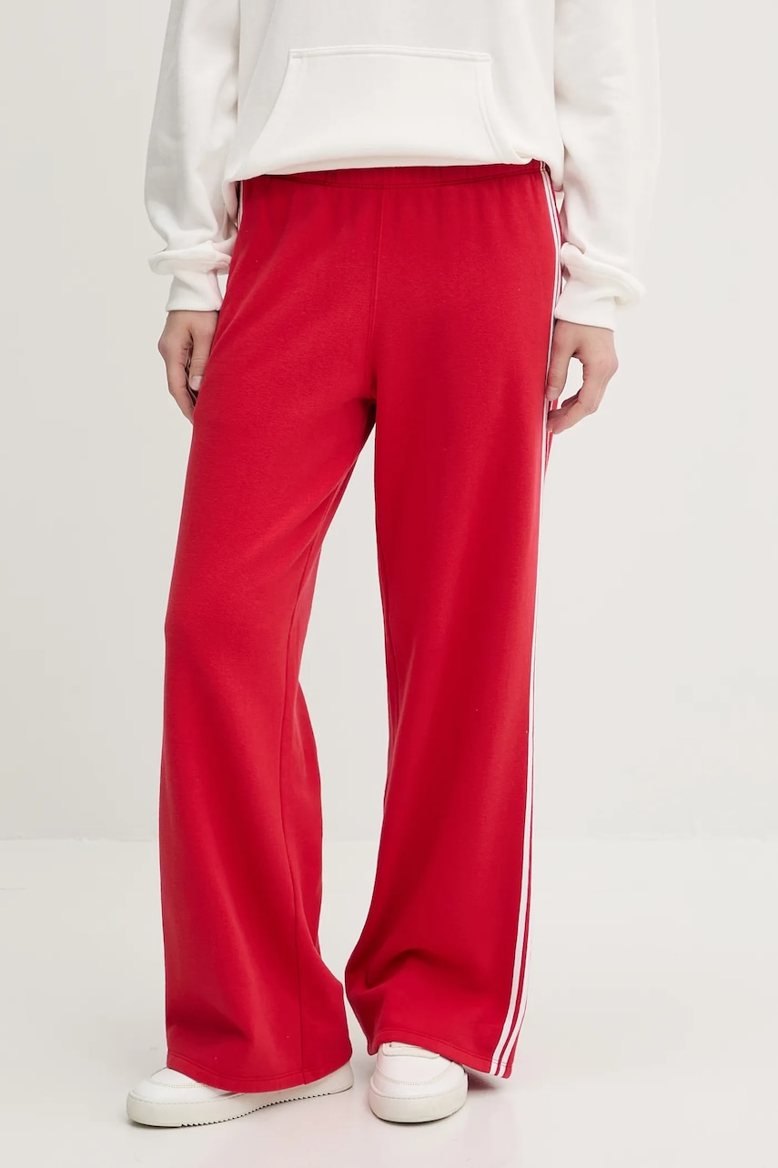 Hollister Co. pantaloni culoarea rosu, uni, KI347-5067