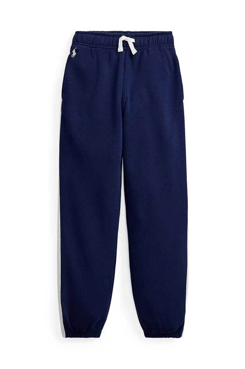 Levně Dětské tepláky Polo Ralph Lauren tmavomodrá barva, hladké, 313957361002