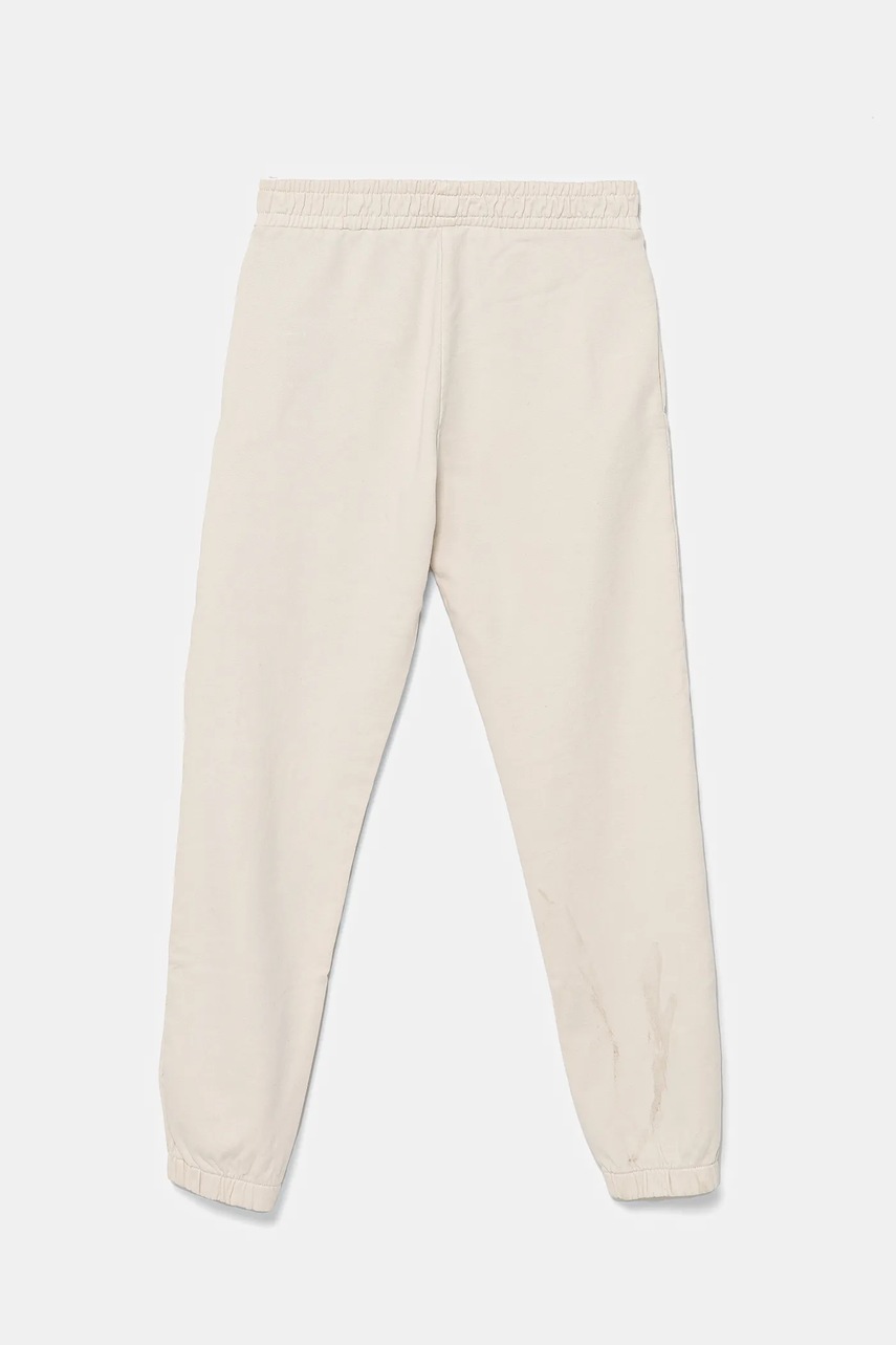 Детские хлопковые штаны Guess цвет бежевый однотонные J5RQ12 KAD74