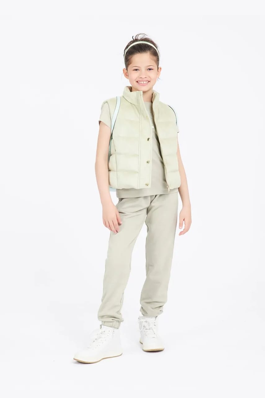 Levně Dětské bavlněné tepláky Guess šedá barva, J5RQ12 KAD74