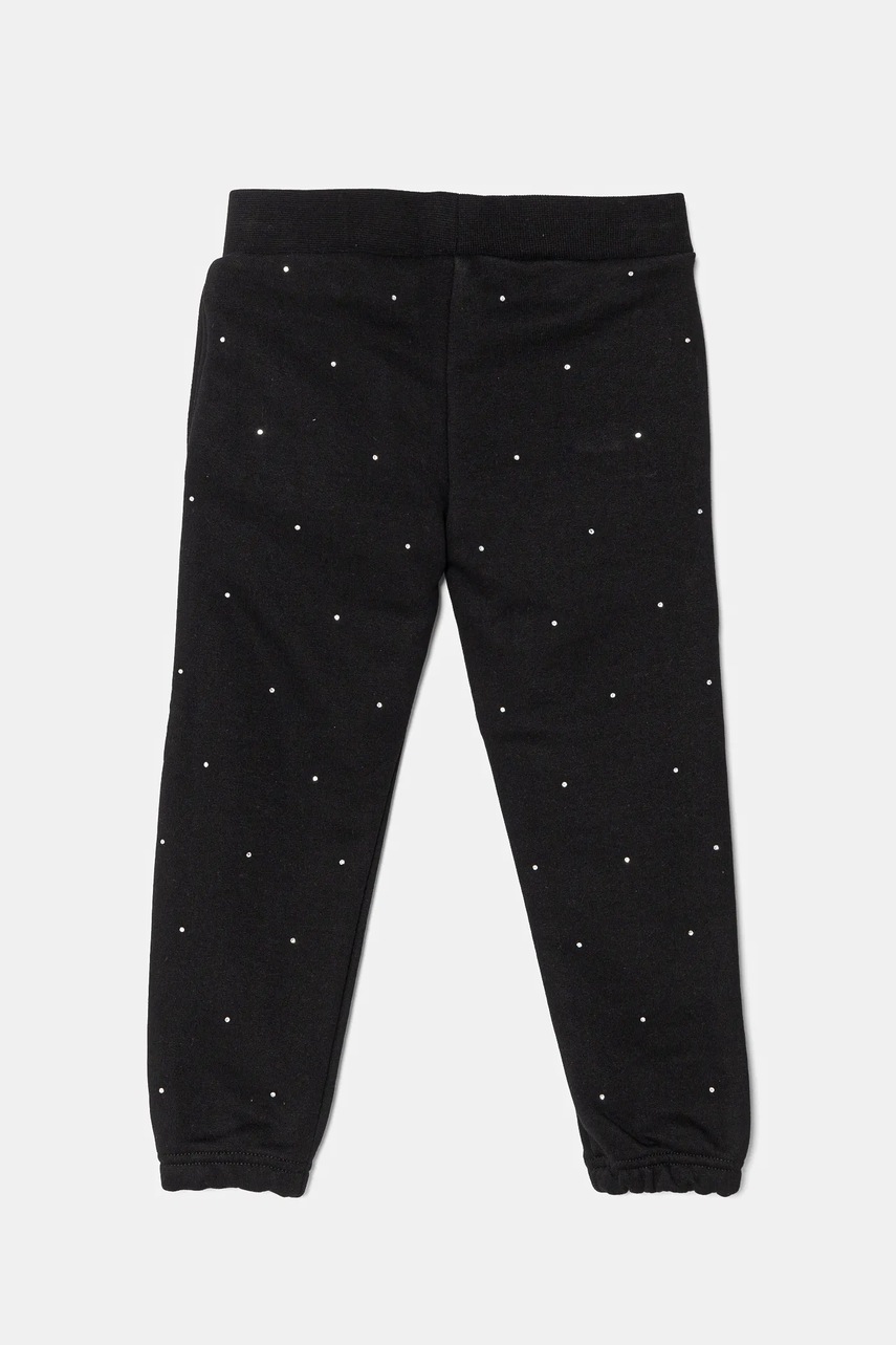 Детские спортивные штаны Guess цвет чёрный с аппликацией J5RQ13 KCLJ0