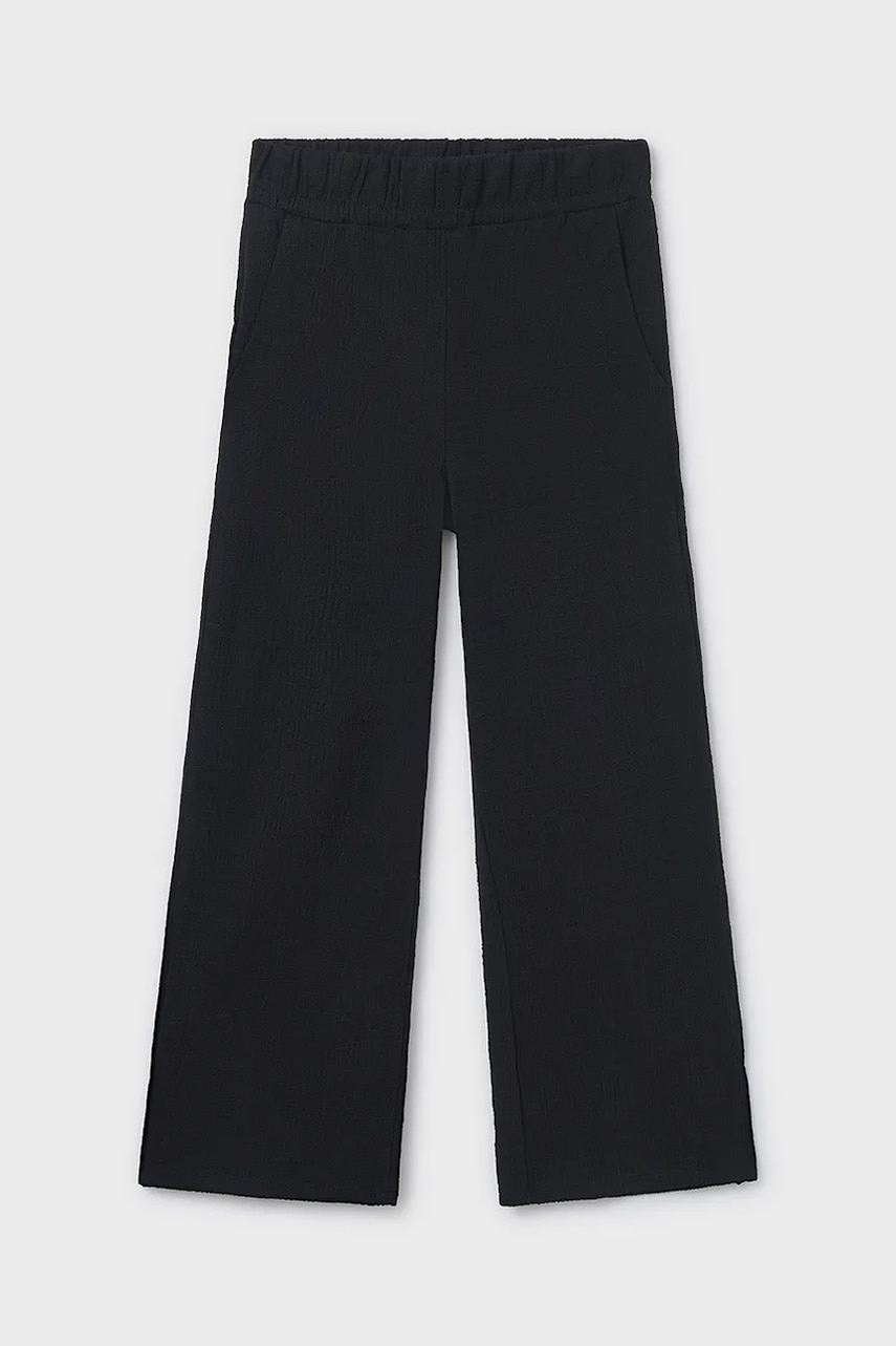 Mayoral pantaloni copii culoarea negru, neted, 6540 Mayoral pantaloni copii culoarea negru, neted, 6540