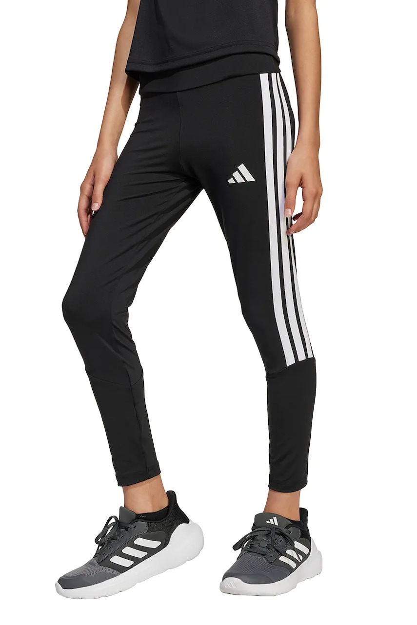 adidas pantaloni de trening pentru copii culoarea negru, cu imprimeu, JJ5036