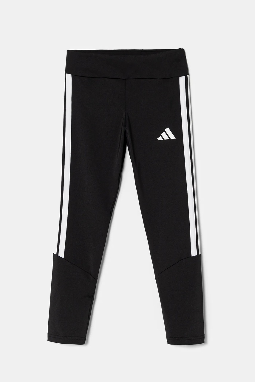 Детские спортивные штаны adidas цвет чёрный с аппликацией JJ5036