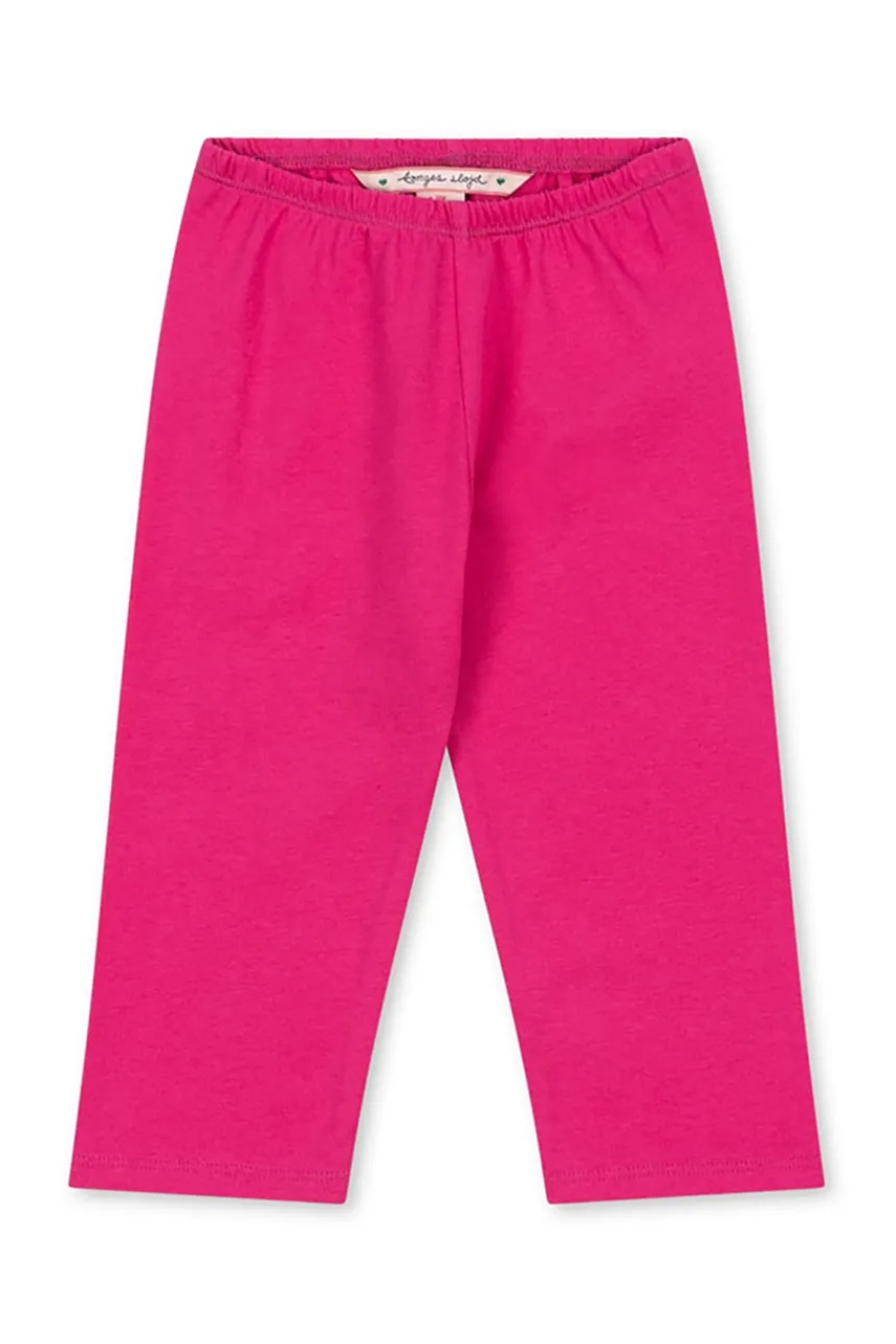 Детские хлопковые брюки Konges Sløjd BABETTE PANTS GOTS цвет розовый однотонные KS102560 Детские хлопковые брюки Konges Sløjd BABETTE PANTS GOTS цвет розовый однотонные KS102560