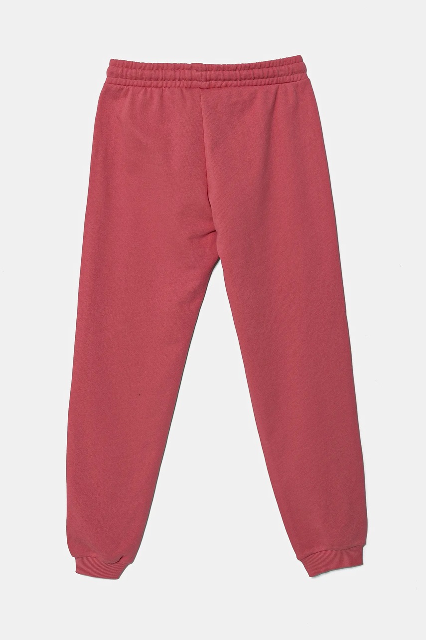 Детские хлопковые штаны United Colors of Benetton цвет розовый однотонные 3J68CF02H