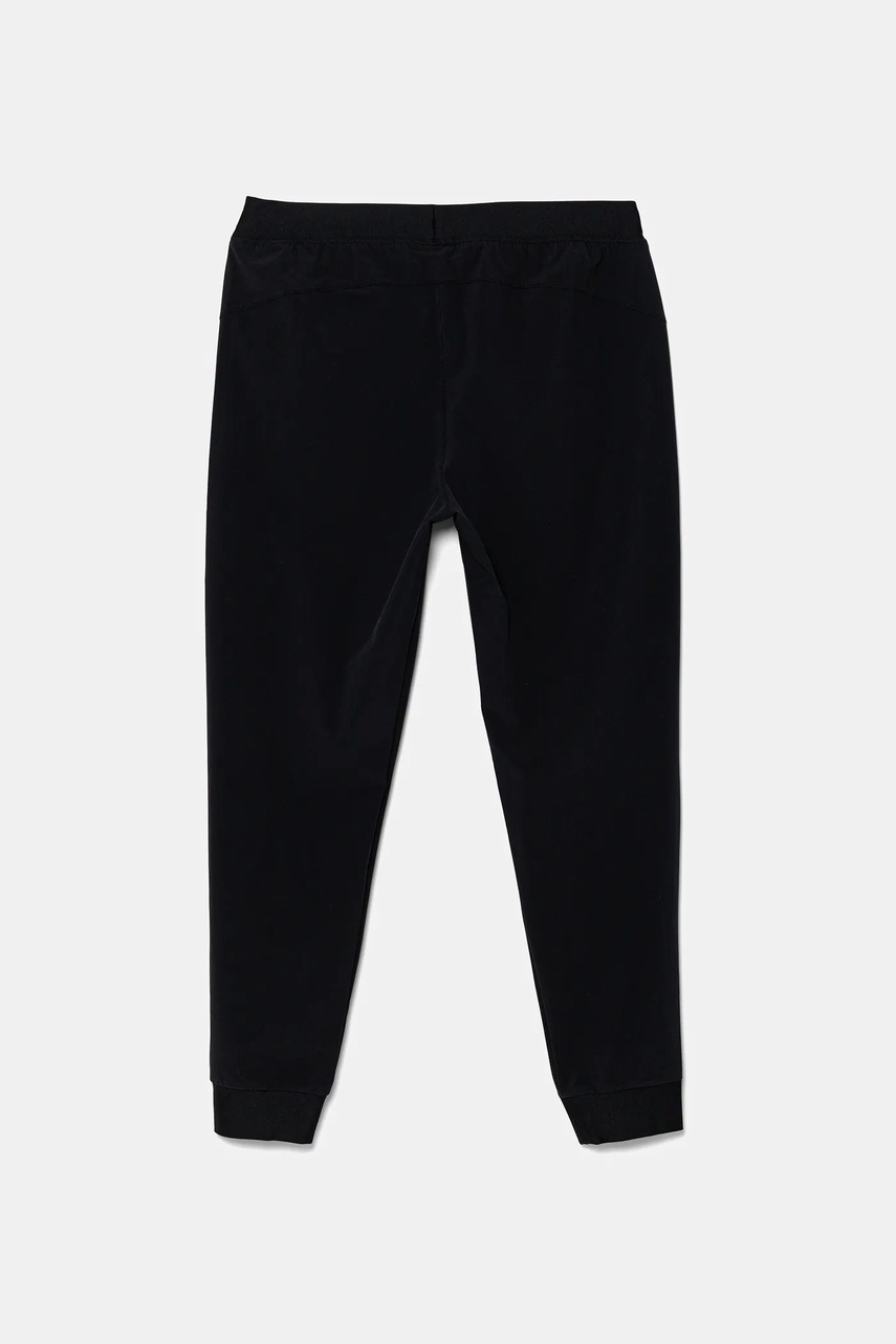 Дитячі спортивні штани Under Armour Rival Woven Jogger колір чорний однотонні 1384207