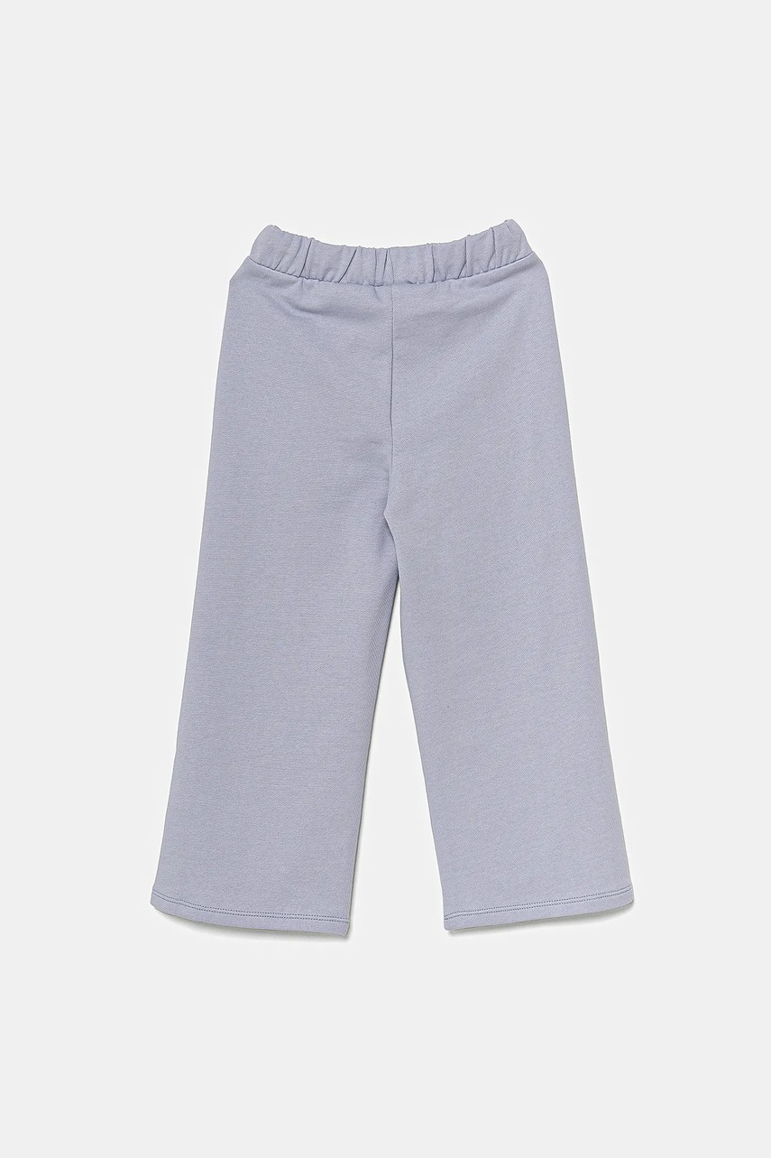 Детские хлопковые штаны United Colors of Benetton цвет оранжевый однотонные 3UNICF061