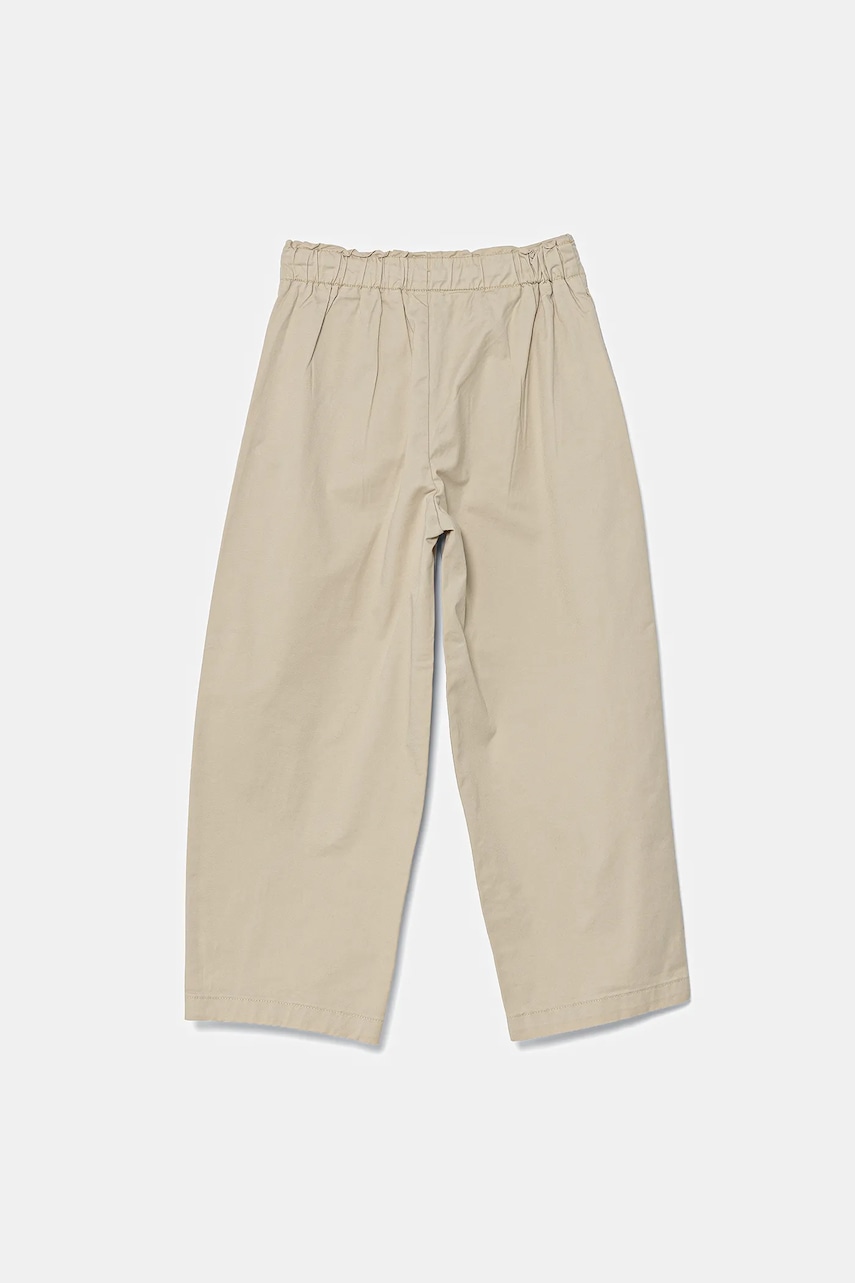 Детские брюки United Colors of Benetton цвет бежевый однотонные 4T48CF04D Детские брюки United Colors of Benetton цвет бежевый однотонные 4T48CF04D