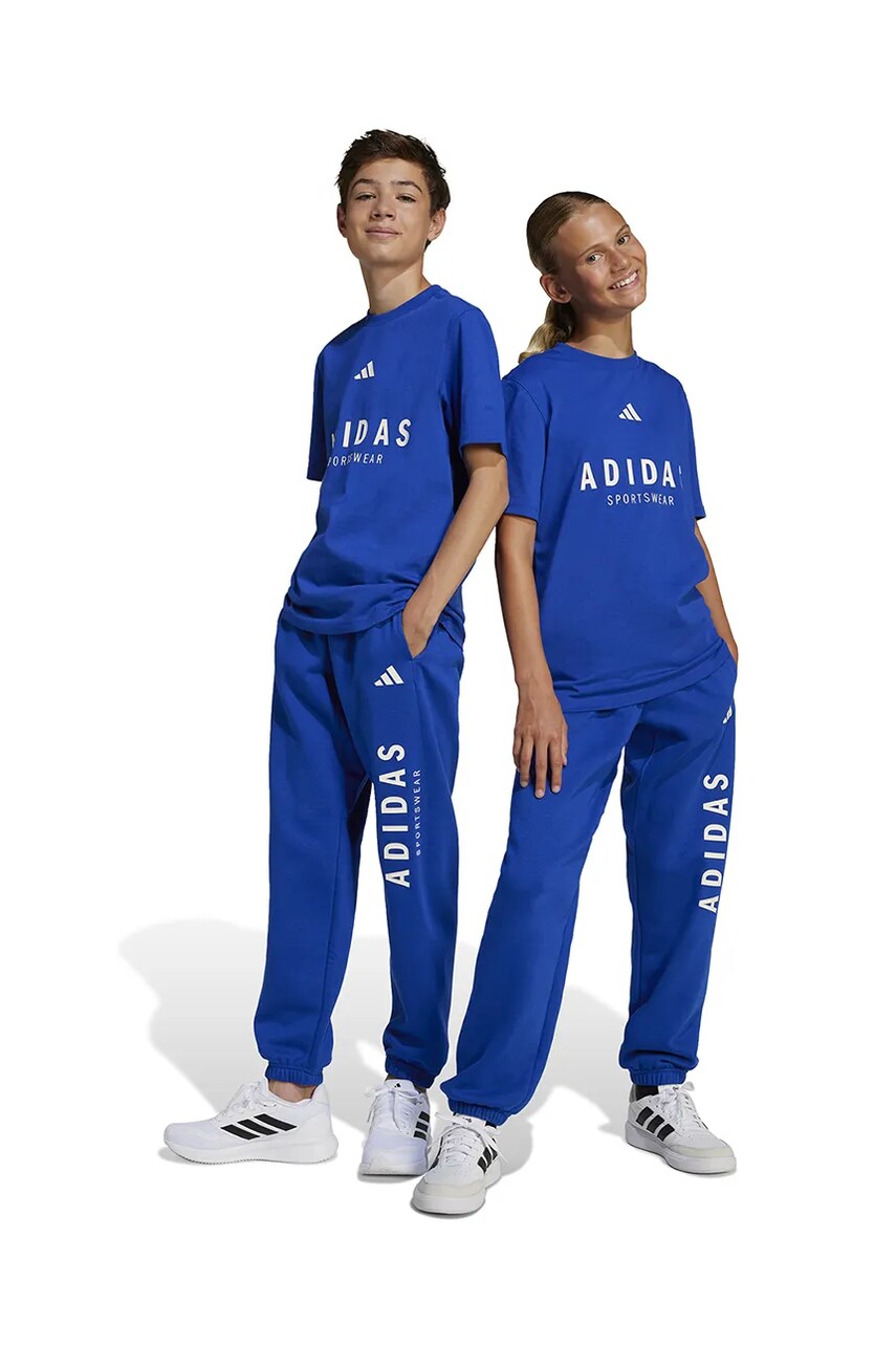 adidas pantaloni de trening pentru copii cu imprimeu, JC7613