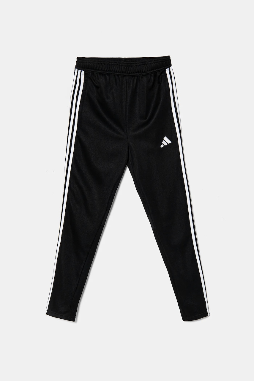 Детские спортивные штаны adidas Performance цвет чёрный с аппликацией JD0573 Детские спортивные штаны adidas Performance цвет чёрный с аппликацией JD0573